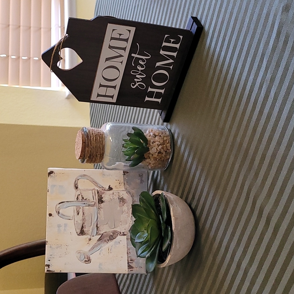 Four piece home decor set